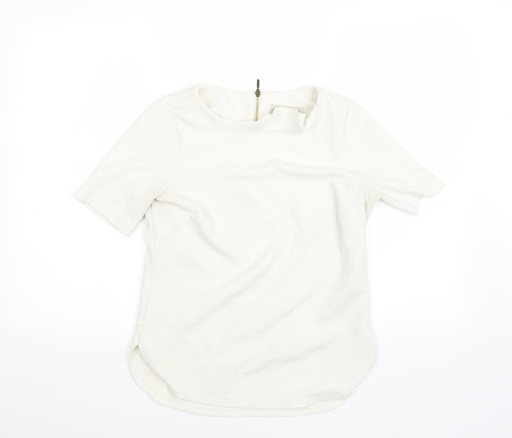 Marks and Spencer Womens Beige   Basic Polo Size 10