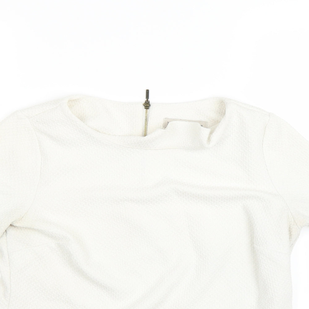 Marks and Spencer Womens Beige   Basic Polo Size 10