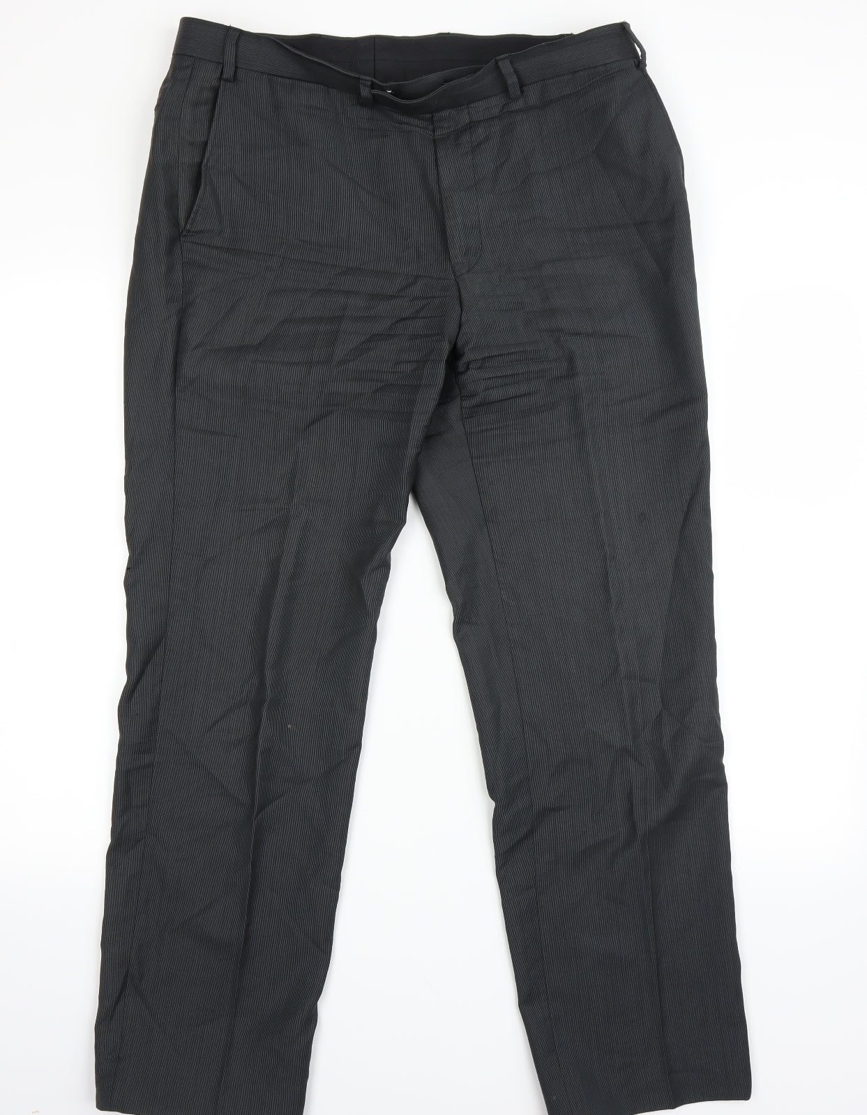 Marks and Spencer Mens Black   Trousers  Size 36 L25 in