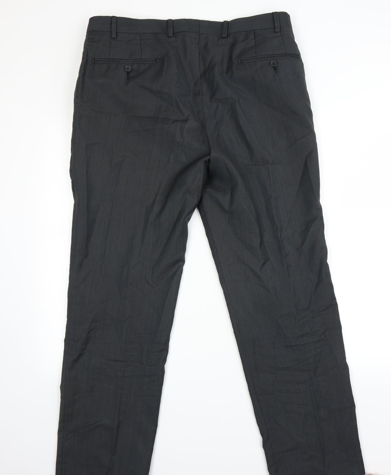 Marks and Spencer Mens Black   Trousers  Size 36 L25 in