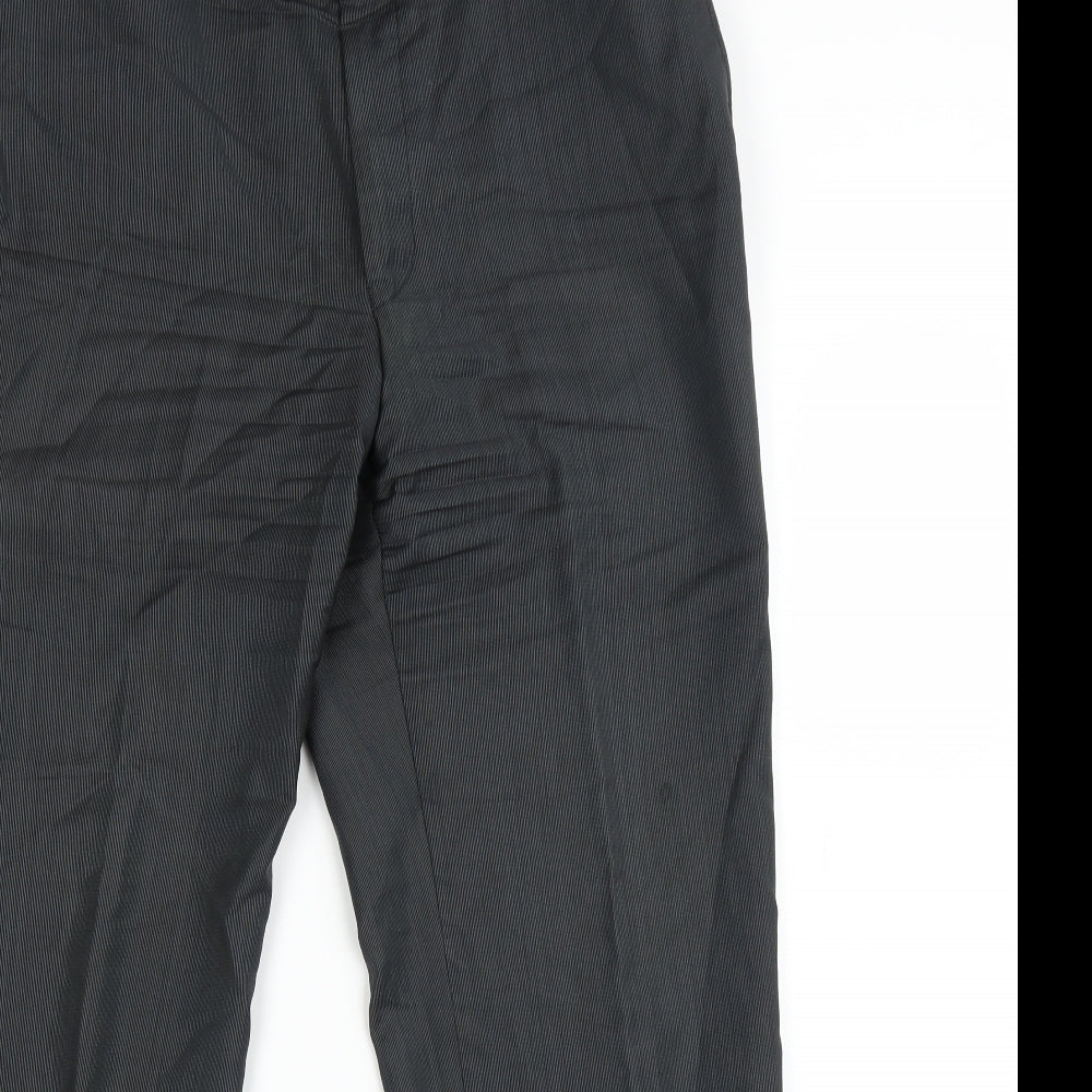 Marks and Spencer Mens Black   Trousers  Size 36 L25 in