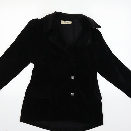 modele Womens Black   Overcoat Coat Size 12