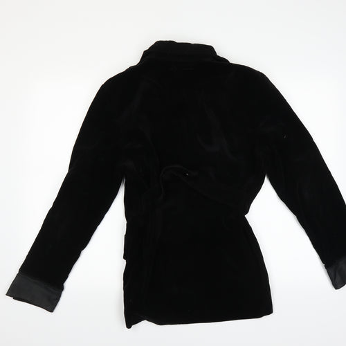 modele Womens Black   Overcoat Coat Size 12