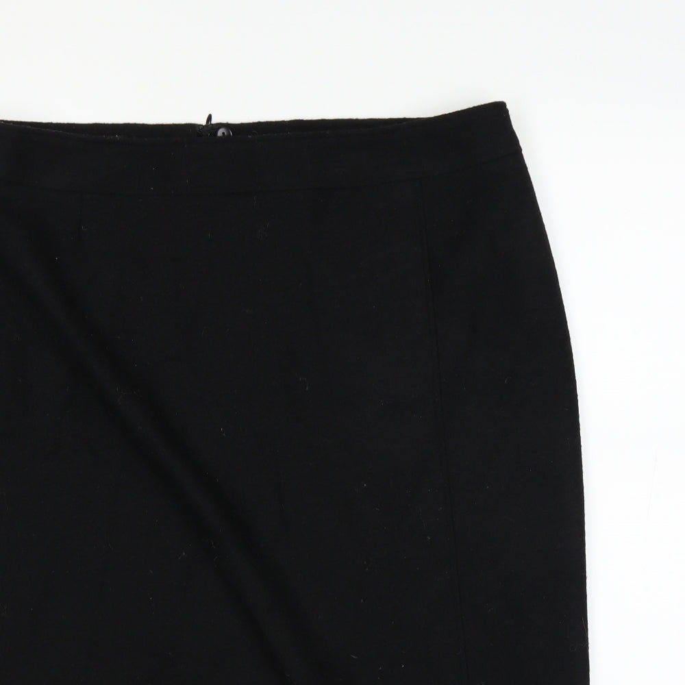 Preworn Womens Black   A-Line Skirt Size 20