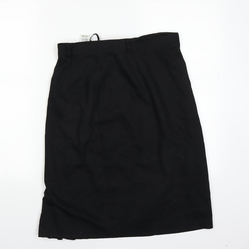 Marks and Spencer Womens Black   A-Line Skirt Size 16