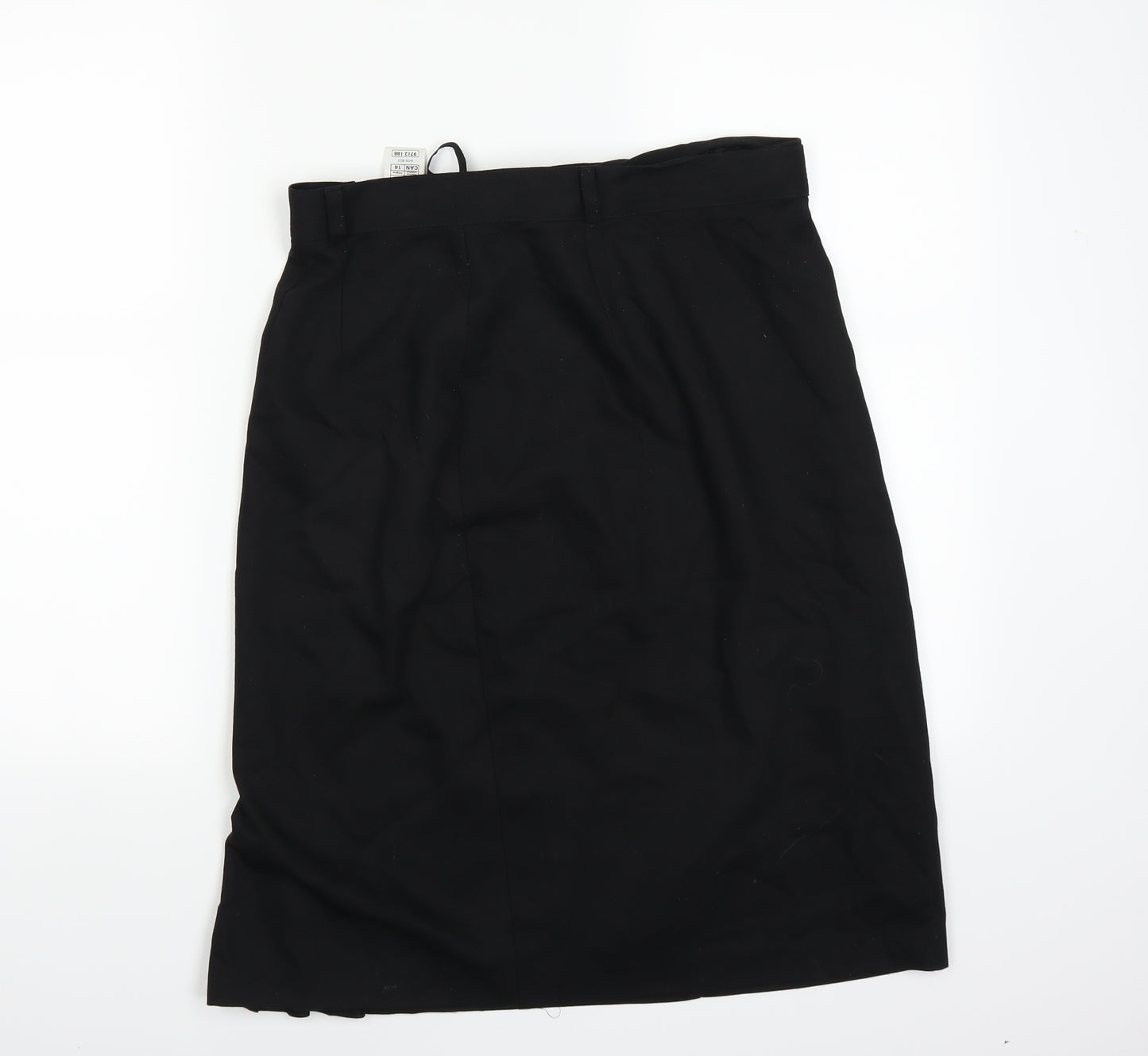 Marks and Spencer Womens Black   A-Line Skirt Size 16