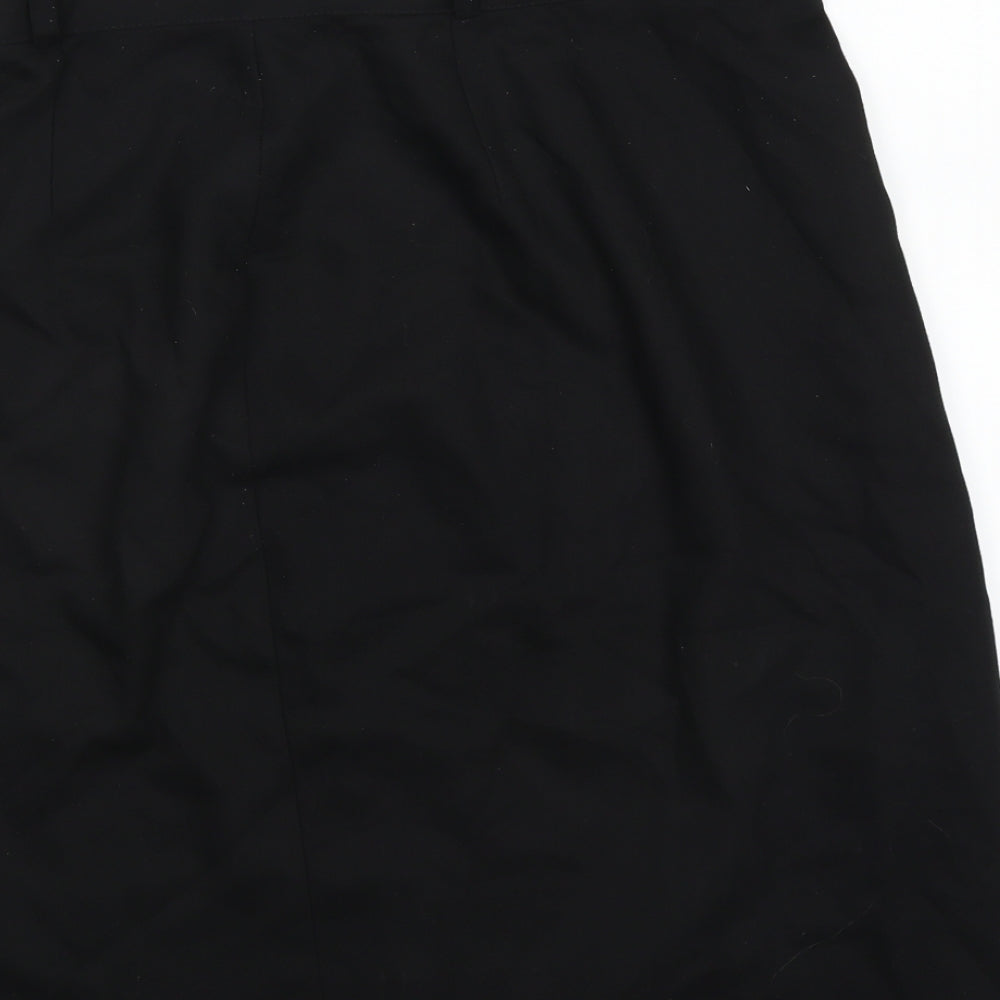 Marks and Spencer Womens Black   A-Line Skirt Size 16