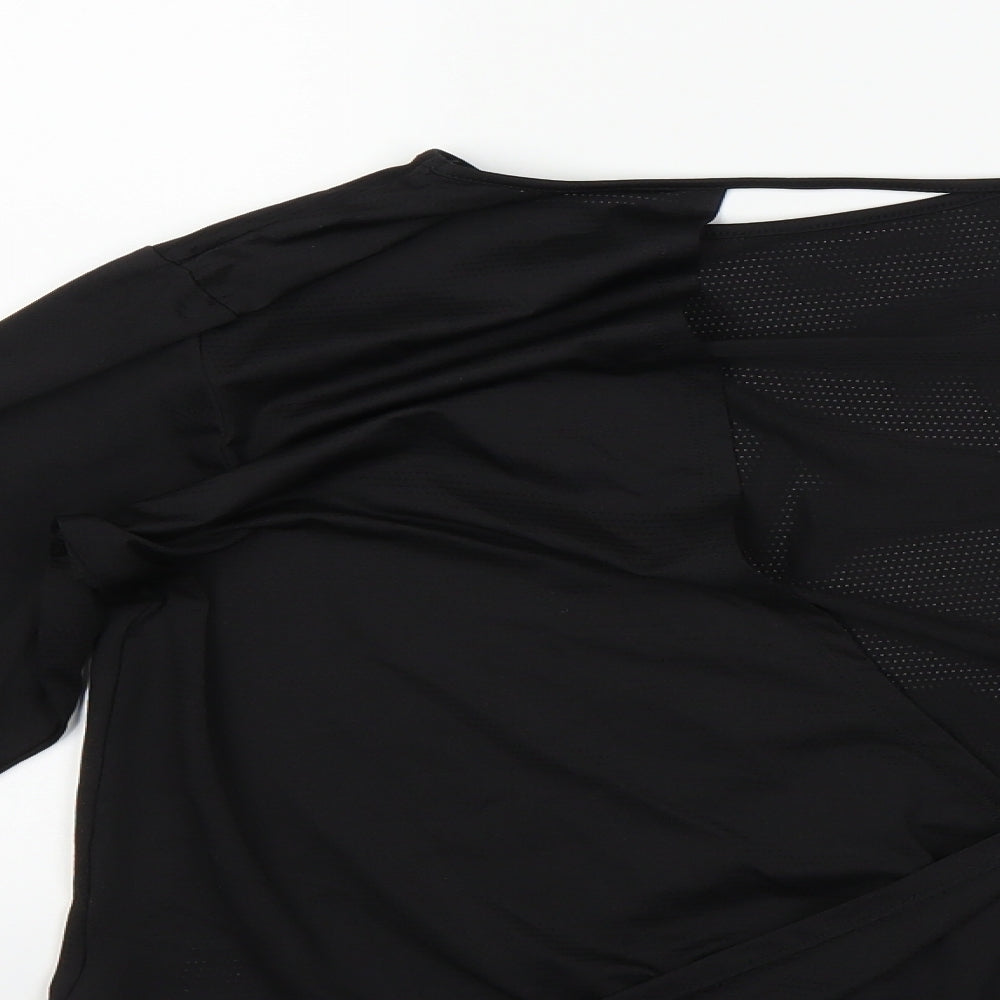 H&M Womens Black   Jersey T-Shirt Size 10
