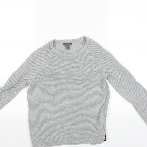 Primark Boys Grey   Pullover Sweatshirt Size 10 Years