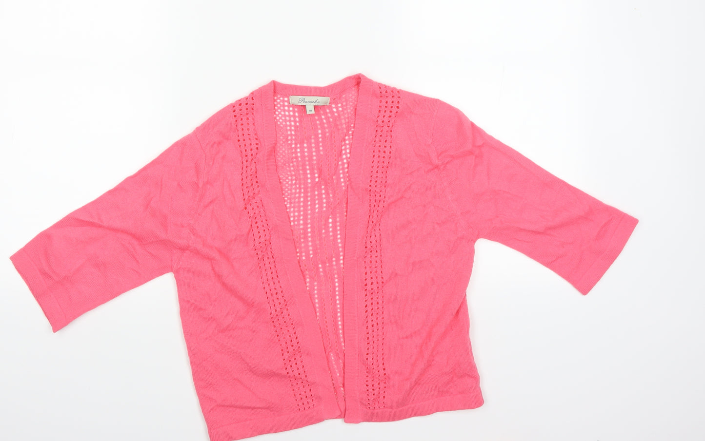 Peacocks Womens Pink   Cardigan Jumper Size 10