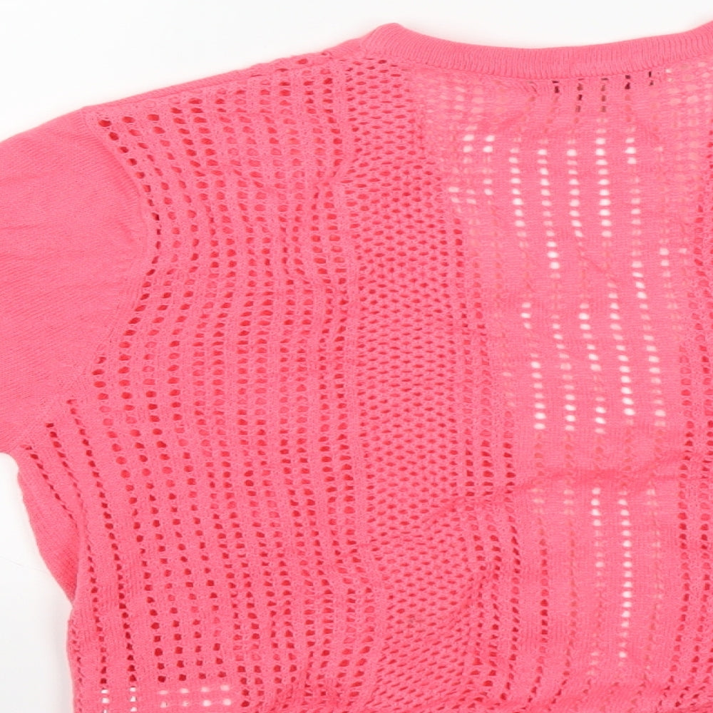 Peacocks Womens Pink   Cardigan Jumper Size 10