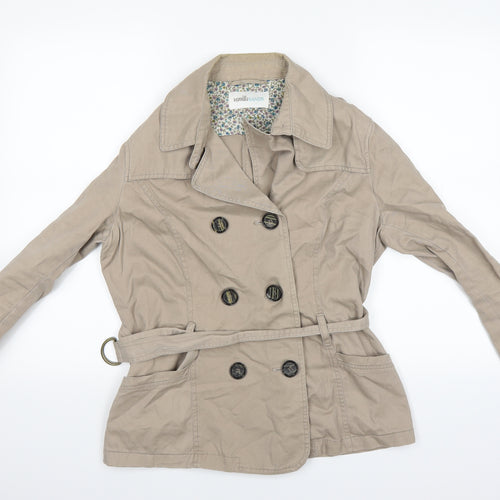 BHS Womens Beige   Overcoat Coat Size 14
