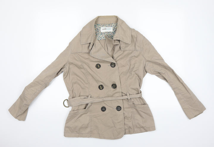 BHS Womens Beige   Overcoat Coat Size 14