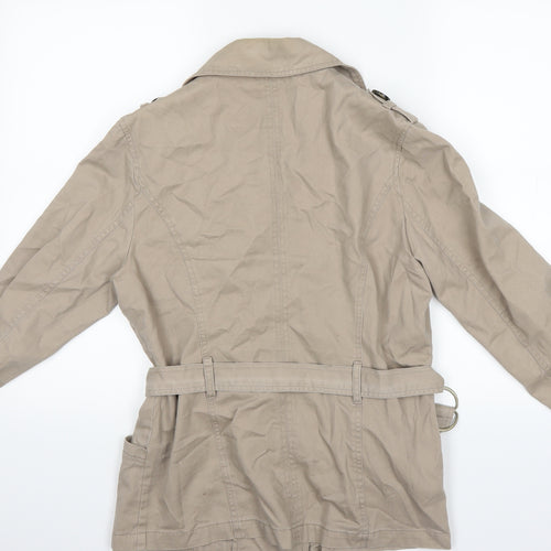 BHS Womens Beige   Overcoat Coat Size 14