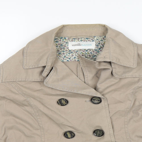 BHS Womens Beige   Overcoat Coat Size 14