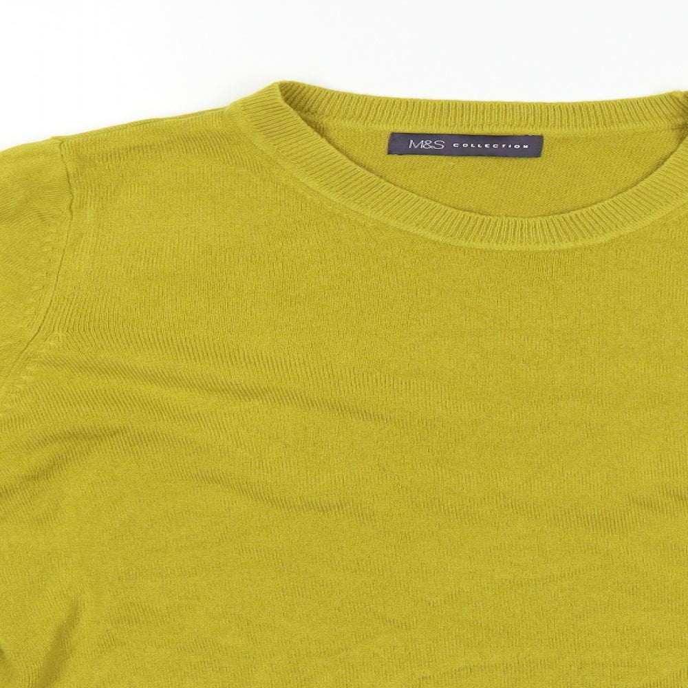 Marks and Spencer Womens Green   Pullover Jumper Size 14