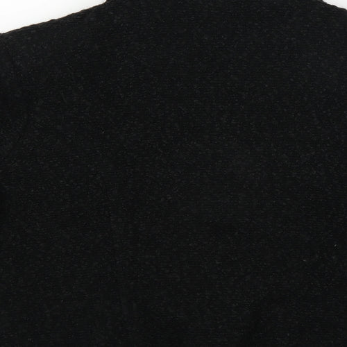 Preworn Womens Black   Overcoat Coat Size 16