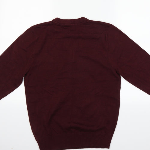 George Mens Purple   Pullover Jumper Size S