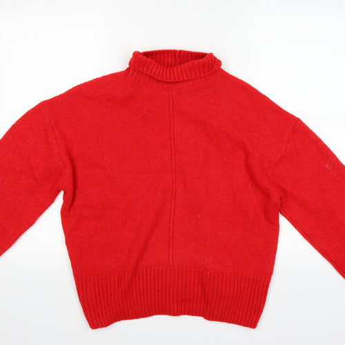 F&F Womens Red   Pullover Jumper Size 12