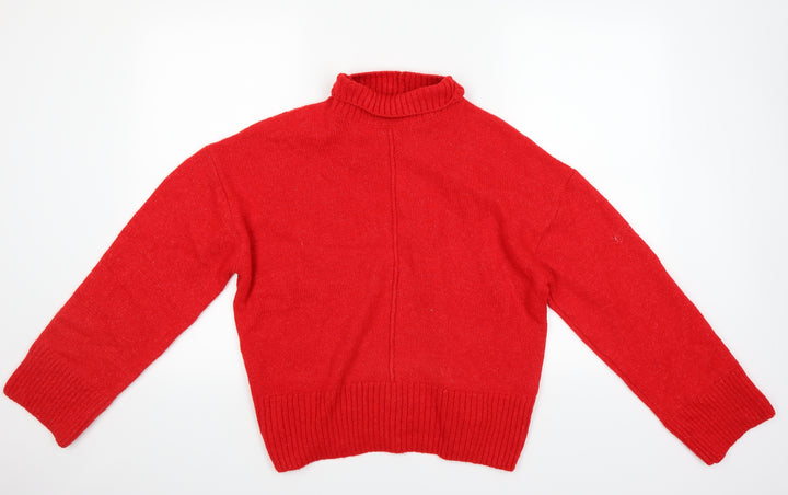 F&F Womens Red   Pullover Jumper Size 12