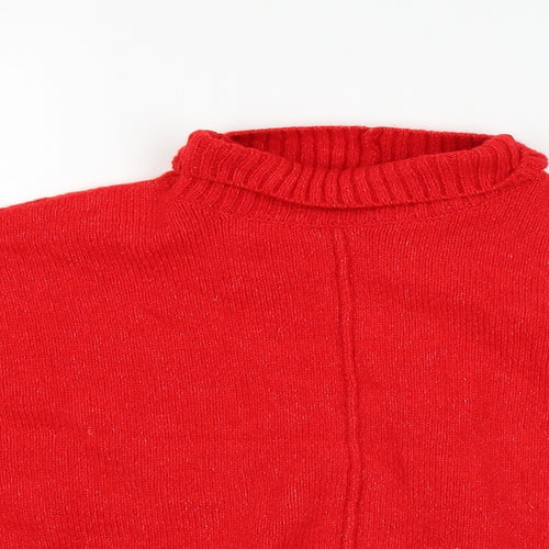 F&F Womens Red   Pullover Jumper Size 12