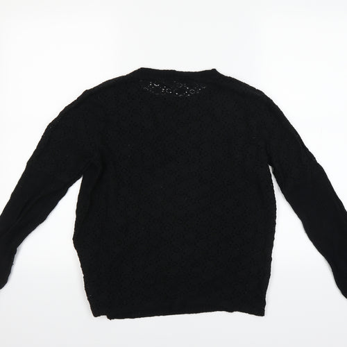 GREAT PLAINS Womens Black   Pullover Jumper Size S
