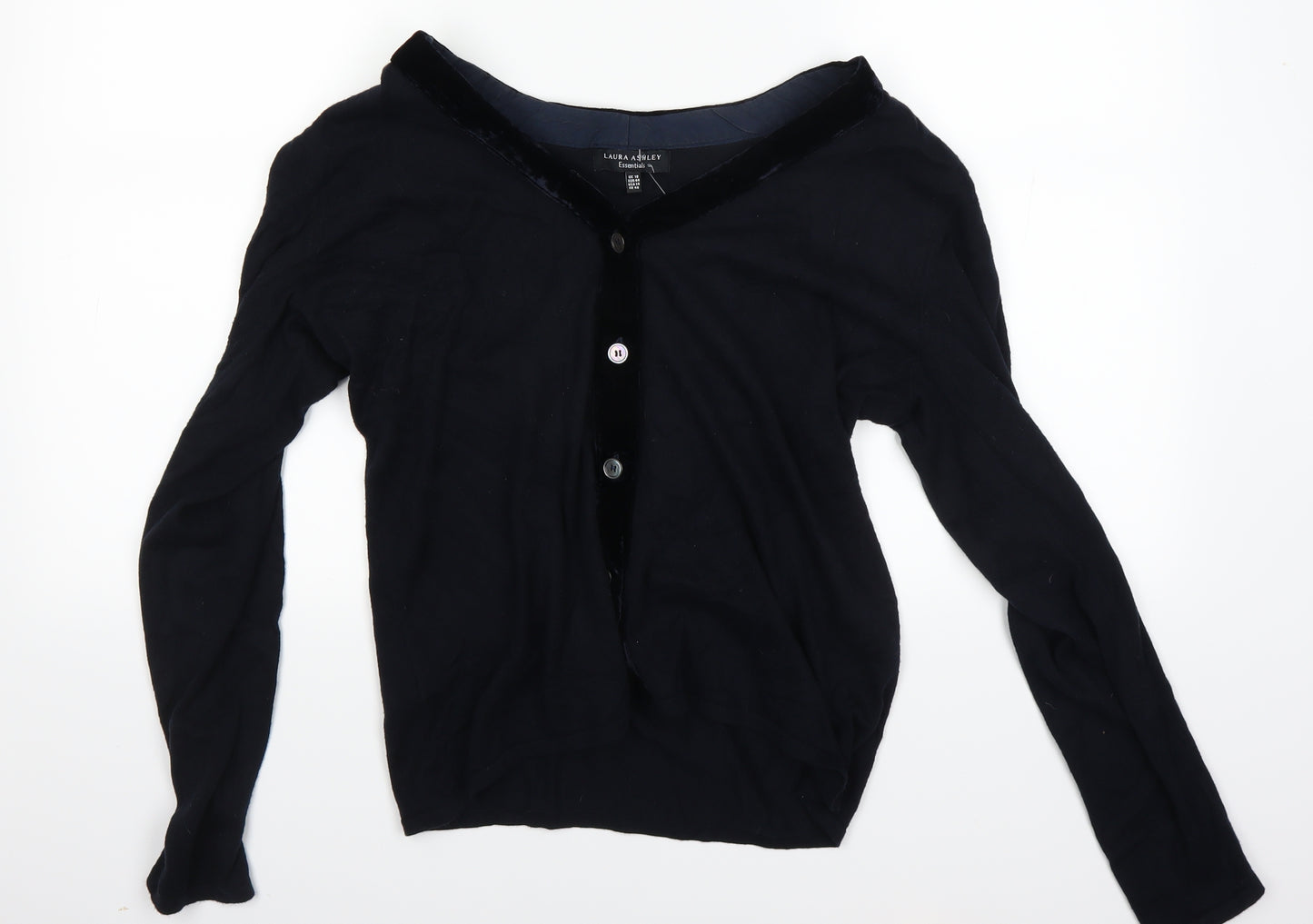 Laura Ashley Womens Blue   Cardigan Jumper Size 18