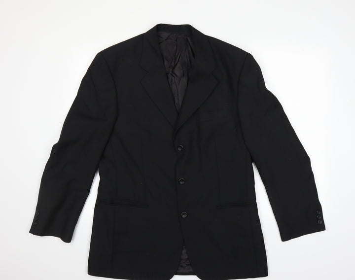 andrew houston Mens Black   Jacket Blazer Size 40