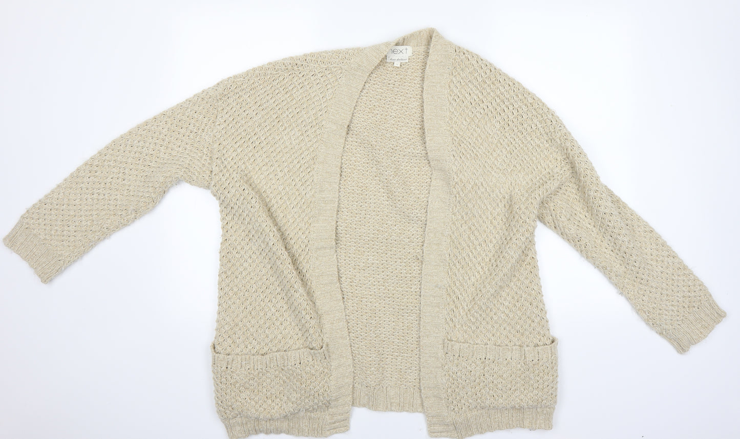 NEXT Womens Beige   Cardigan Jumper Size 16