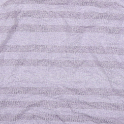 Merrell Womens Purple Striped  Pullover Jumper Size 14