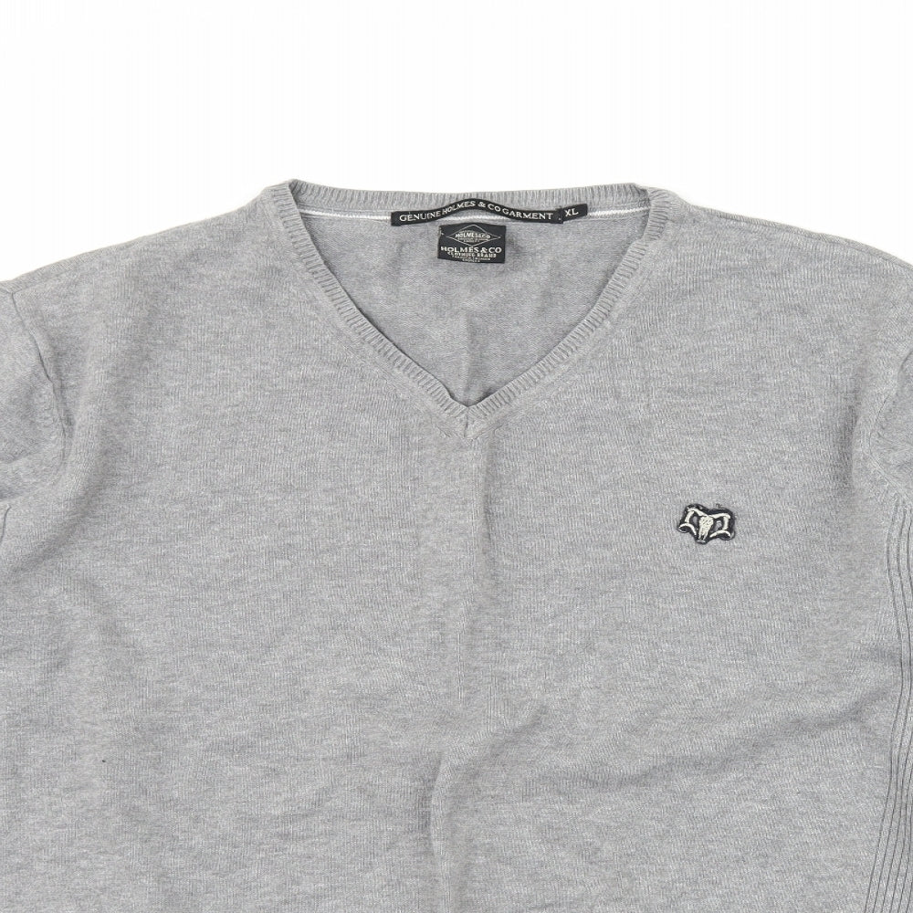 Holmes & Co Mens Grey   Pullover Jumper Size XL