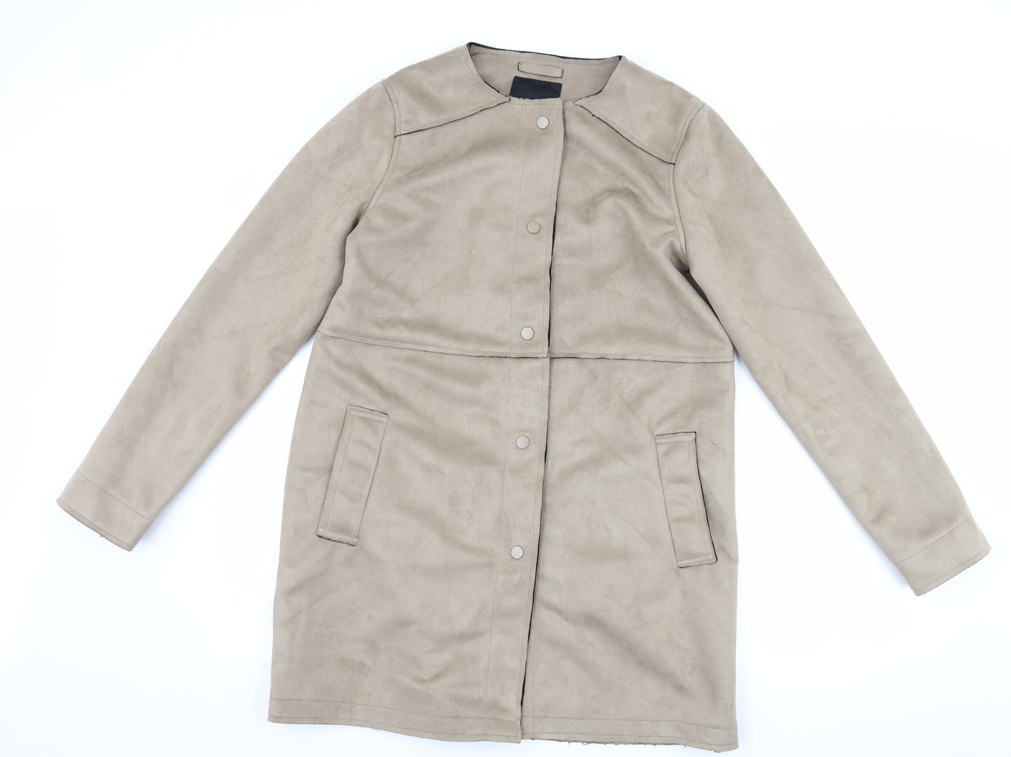 New Look Womens Brown   Overcoat Coat Size 12