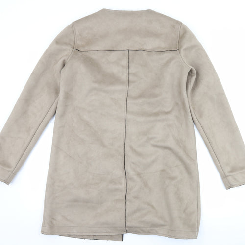 New Look Womens Brown   Overcoat Coat Size 12