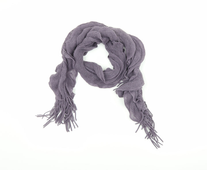 Preworn Womens Purple    Scarf