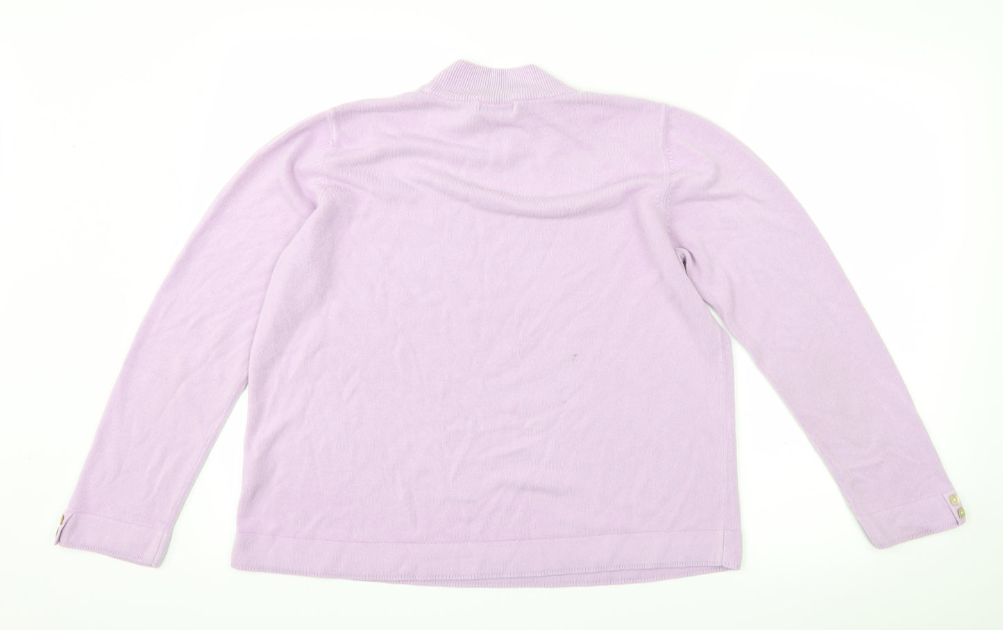 BM collection Womens Purple   Pullover Jumper Size L