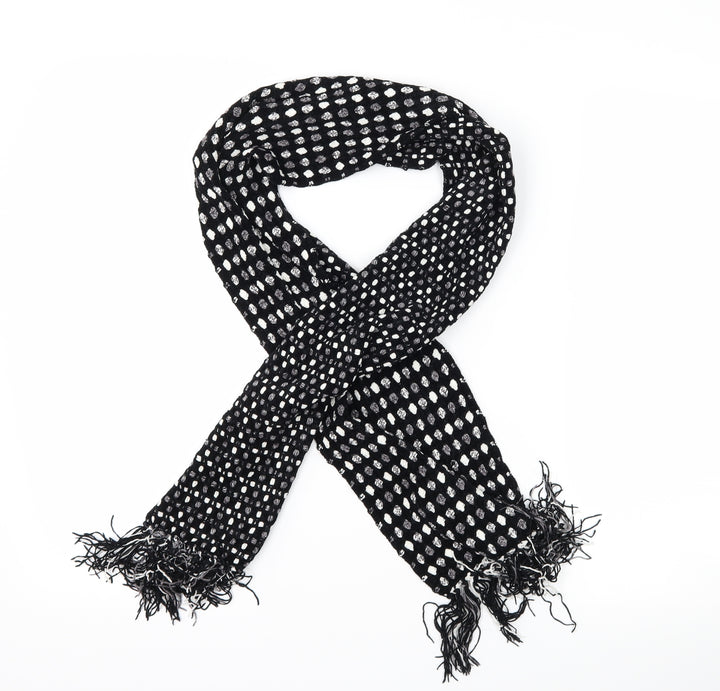 Marks and Spencer Womens Black Polka Dot Scarf