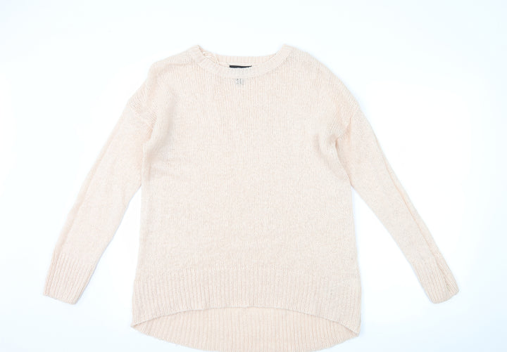 New Look Womens Pink Pullover Jumper Size M