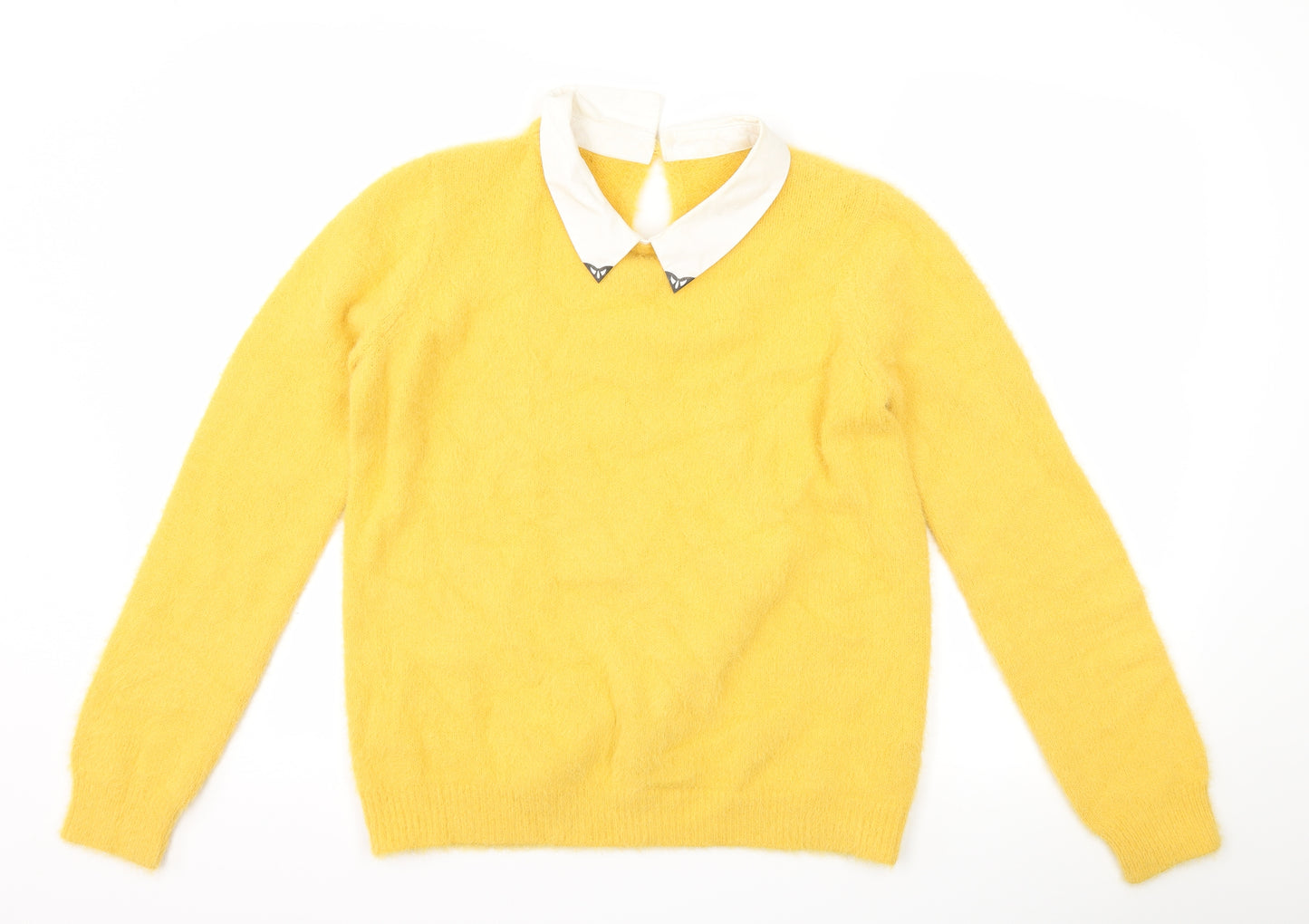 Primark Womens Yellow   Pullover Jumper Size XS