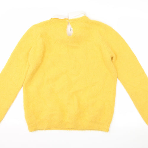 Primark Womens Yellow   Pullover Jumper Size XS