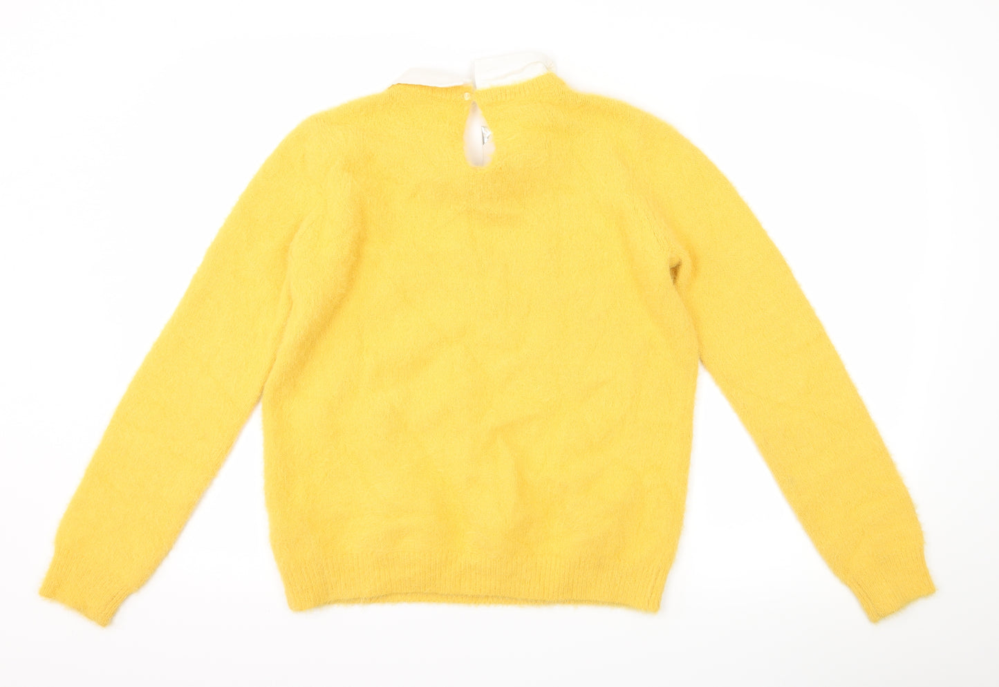 Primark Womens Yellow   Pullover Jumper Size XS