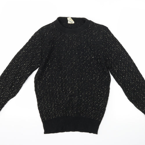 Preworn Womens Black   Pullover Jumper Size 10