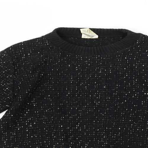 Preworn Womens Black   Pullover Jumper Size 10