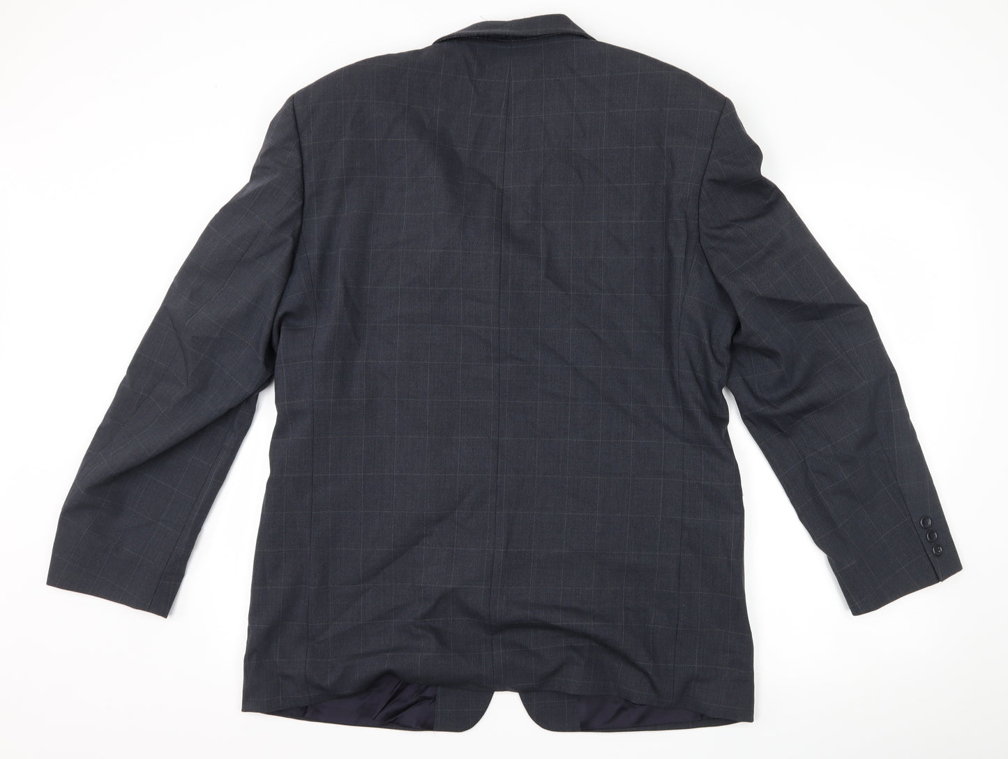 moorecroft Mens Grey Check  Jacket Suit Jacket Size 42