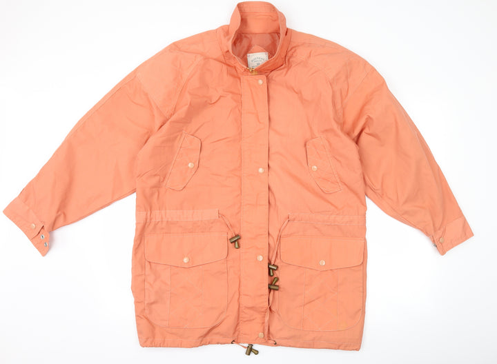 nouveau Womens Orange Overcoat Coat Size 10
