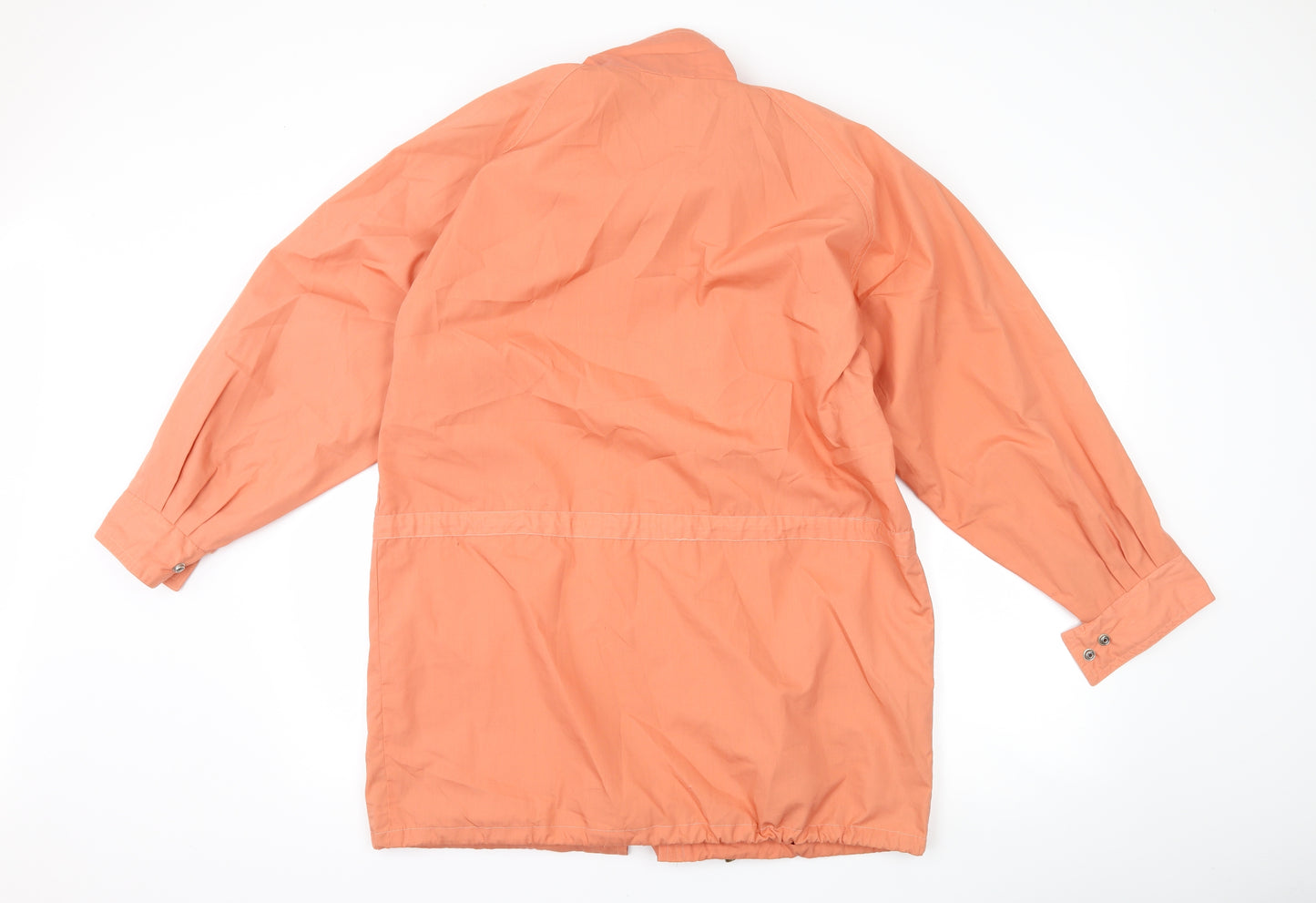 nouveau Womens Orange   Overcoat Coat Size 10