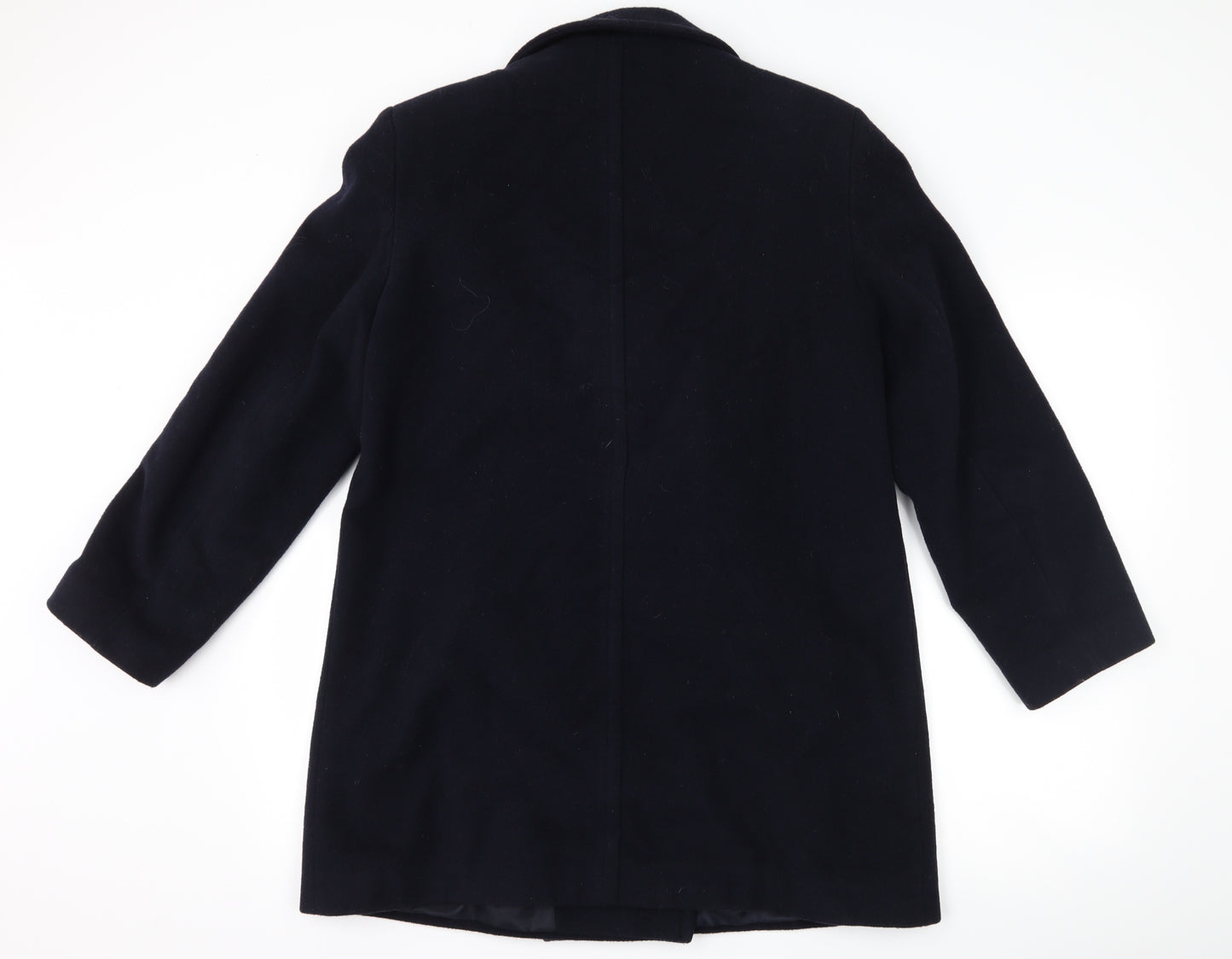 St Bernard Womens Blue   Overcoat Coat Size 10