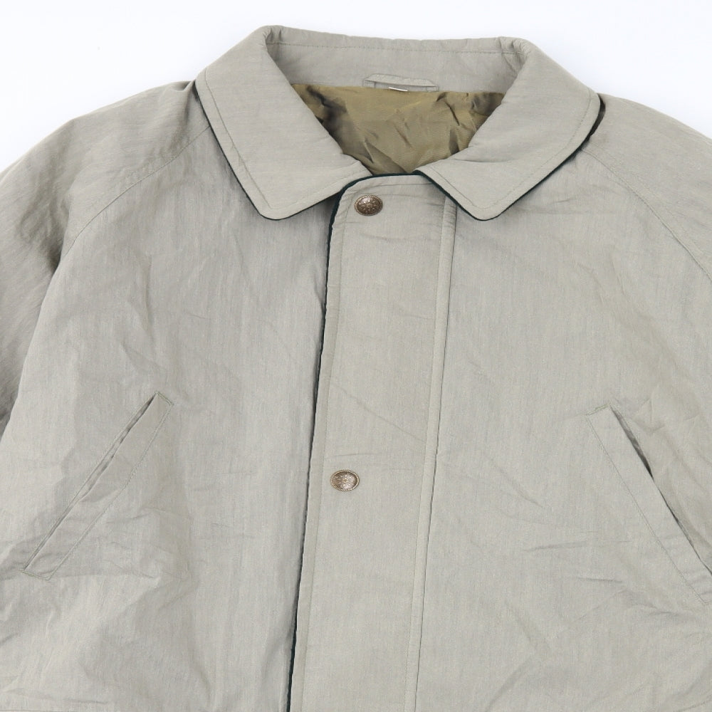 Preworn Mens Grey   Overcoat Coat Size L