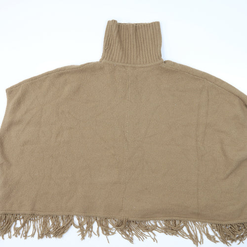 Primark Womens Brown   Jacket Poncho Size S