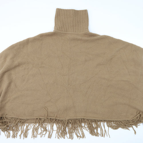 Primark Womens Brown   Jacket Poncho Size S