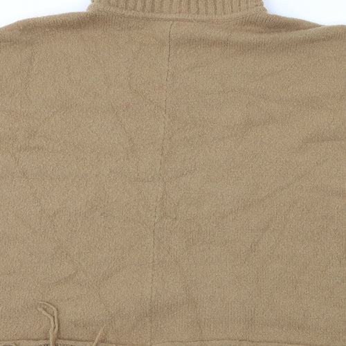 Primark Womens Brown   Jacket Poncho Size S